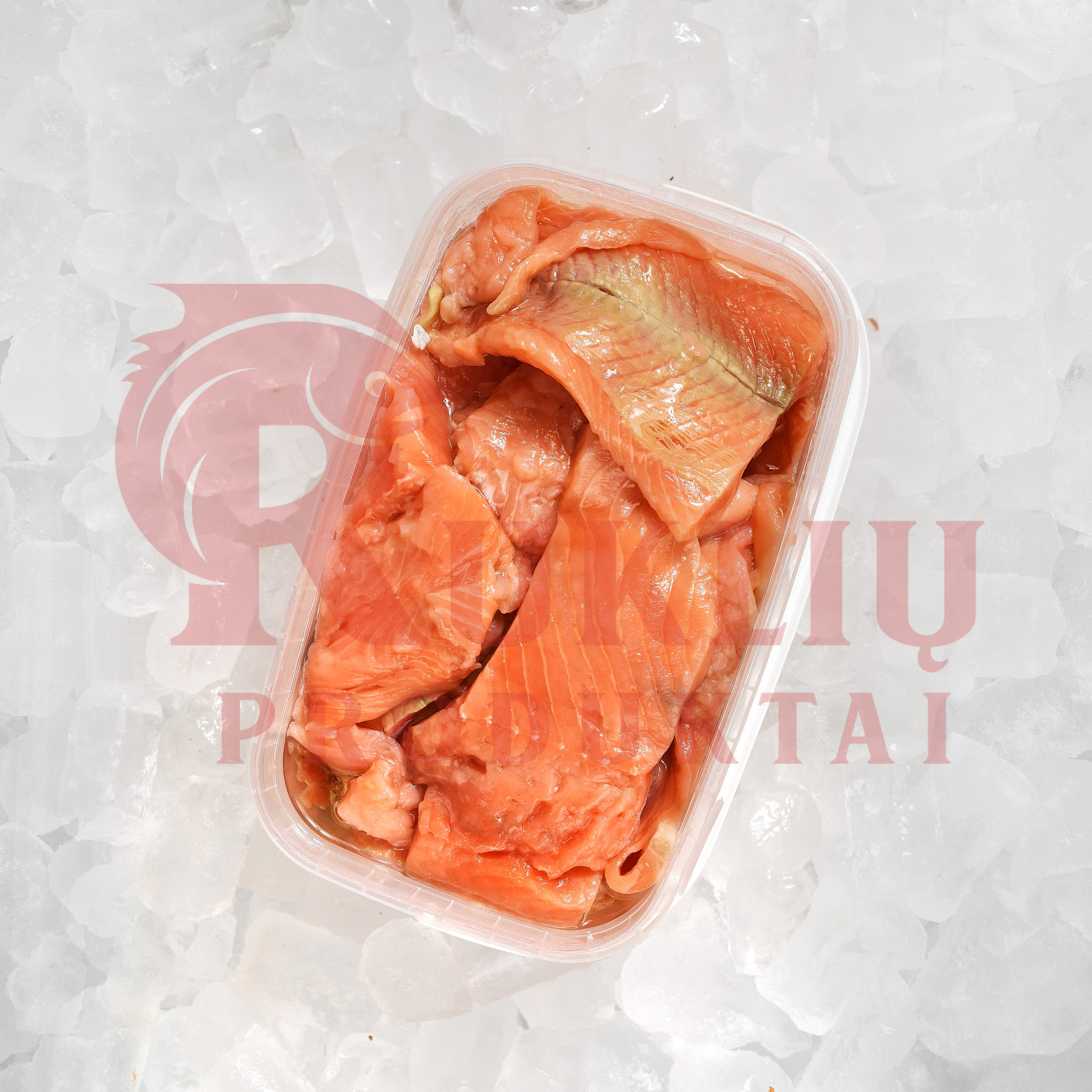 Salted salmon fillet